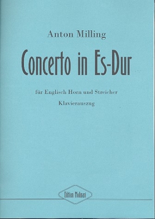 Concerto Es-Dur fr Englischhorn und Streicher fr Englischhorn und Klavier