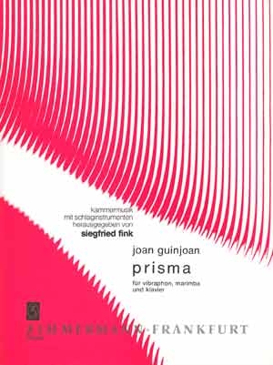 PRISMA FUER VIBRAPHON, MARIMBA UND KLAVIER   SPIELPARTITUR FINK, S., ED.