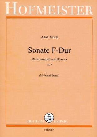 Sonate F-Dur op.7  fr Kontrabass und Klavier