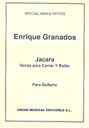 Jacara danza para cantar y bailar para guitarra