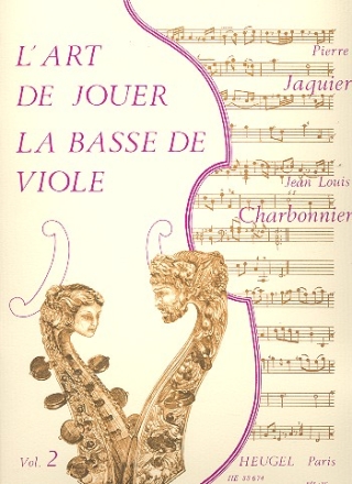 L'art de jouer la basse de viole vol.2  