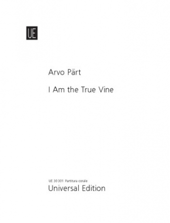 I am the true Vine fr gem Chor a cappella Partitur (en)