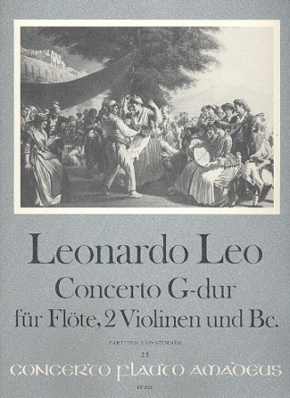 Concerto G-Dur fr Flte, 2 Violinen und Bc     5 Stimmen