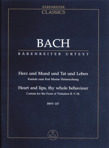 Herz und Mund und Tat und Leben Kantate Nr.147 BWV147 Studienpartitur