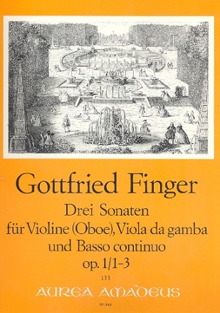 3 Sonaten op.1,1-3 fr Violine (Oboe), Viola da gamba und Bc