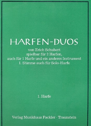 Harfen-Duos (oder Harfe und ein anderes Instrument) 2 Partituren