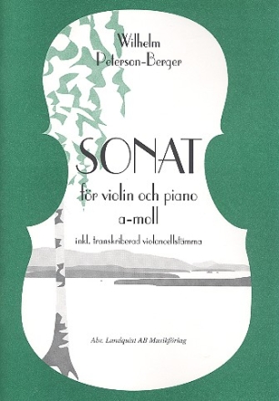Sonate A-Moll fr Violine und Klavier (mit eingel. Vc-Stimme)