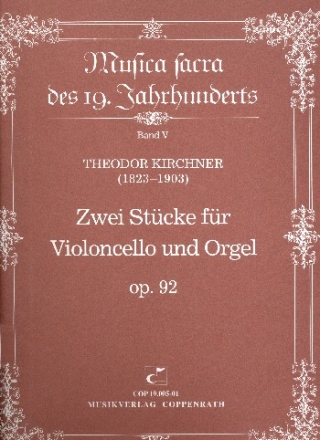 2 Stcke op.92 fr Violoncello und Orgel
