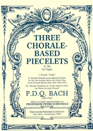 3 chorale-based piecelets for organ