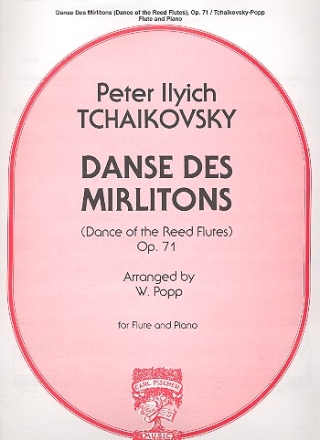 Danse des mirlitons op.71 for flute and piano