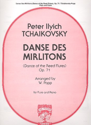 Danse des mirlitons op.71 for flute and piano