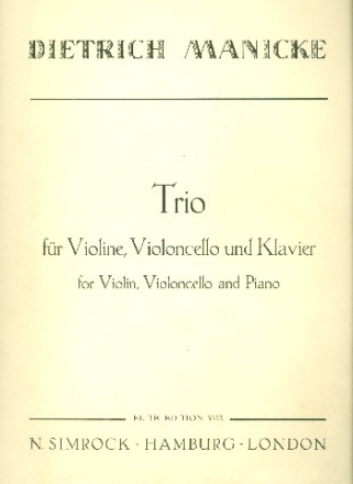 Trio fr Klavier, Violine und Violoncello Stimmen