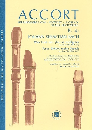 2 Choralbearbeitungen  fr 2 Blockfltenchre Partitur und Stimmen