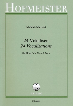 24 Vokalisen op.3 fr Horn