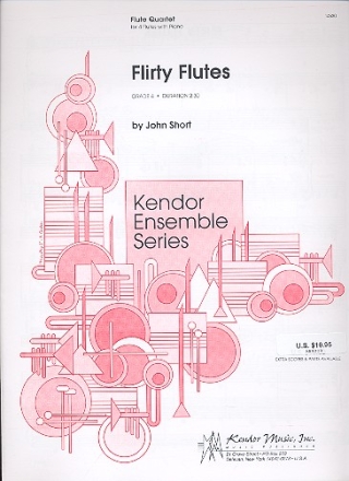 Flirty Flutes for flute quartet with piano parts