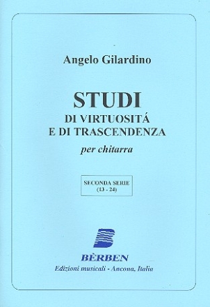 Studi di virtuosit e di trascendenza vol.2 (nos.13-24) per chitarra