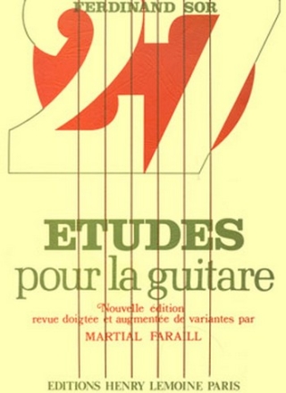 27 tudes pour la guitare