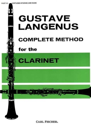 Complete Method vol.3 for the clarinet