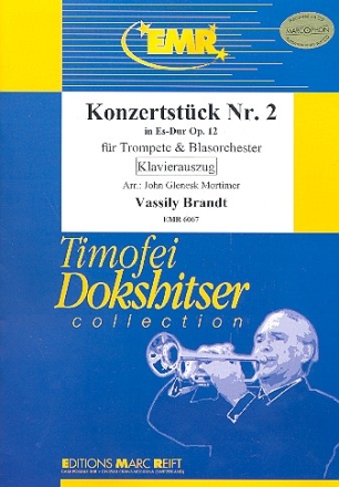 Konzertstck Es-Dur Nr.2 op.12 fr Trompete und Blasorchester fr Trompete (B/C) und Klavier