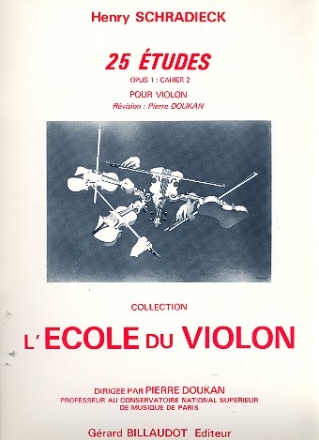25 tudes vol.2 (nos.14-25) pour violon