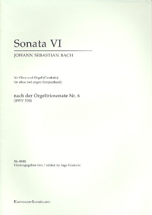 Sonate Nr.6  fr Oboe und Orgel (Cembalo)