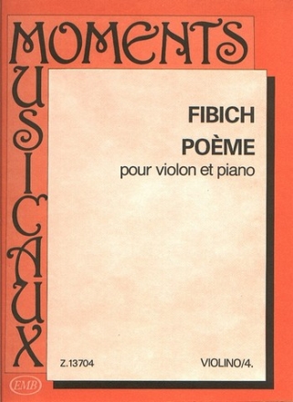 Pome pour violon et piano