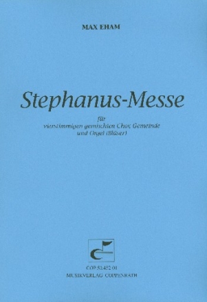 Stephanus-Messe fr gem Chor, Gemeinde, Orgel (Blser) Partitur (la)