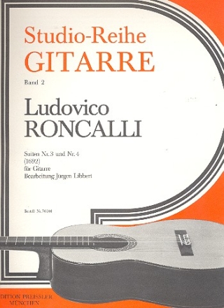 Suiten Nr.3 und Nr.4 (1692) fr Gitarre