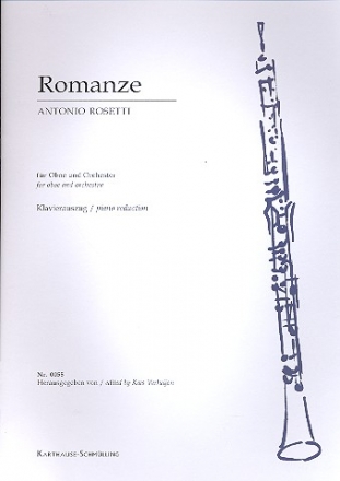Romanze B-Dur fr Oboe und Orchester fr Oboe und Klavier