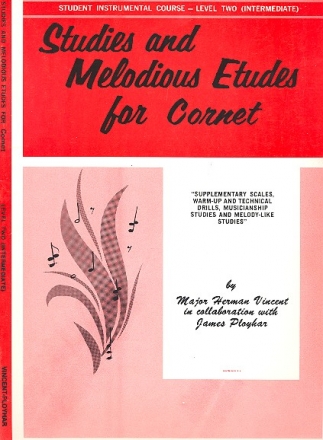 Studies and melodious Etudes level 2 - for cornet (intermediate)