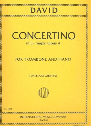 Concertino E flat major op.4 for trombone and piano
