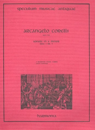 Sonate a minor op.4 no.5 for 2 recorders (vl/ob) and b.c.