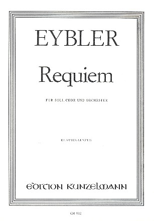 Requiem fr Soli, Chor und Orchester Klavierauszug (la)