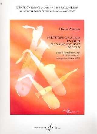 15 Etudes de Style en Duo pour 2 saxophones altos