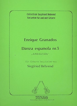 Andaluza Danza espanola no.5 fr Gitarre