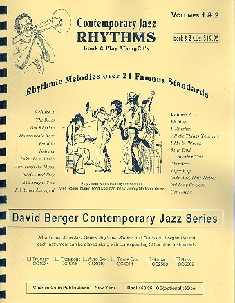Contemporary Jazz Rhythms vols.1-2 (+2 CD's) for trombone