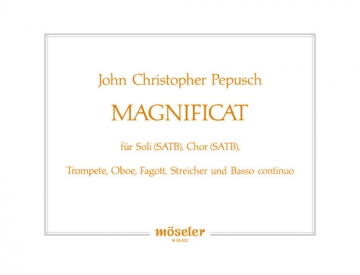 Magnificat fr SATB Soli, SATB Chor, Blser, Streicher und b.c. Partitur (dt/en)