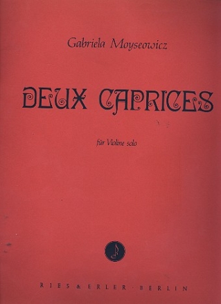 2 Caprices fr Violine solo