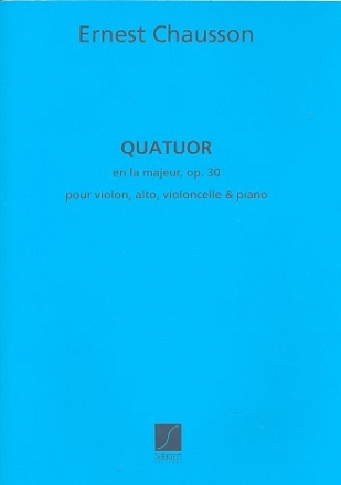 Quatuor la majeur op.30 pour piano et trio a cordes   parties