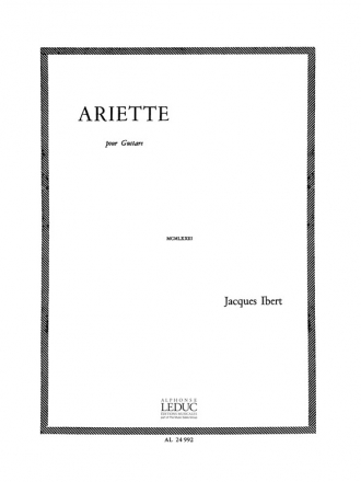 ARIETTE POUR GUITARE