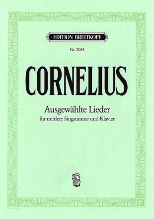 Ausgewhlte Lieder fr mittlere Singstimme und Klavier (dt/en)