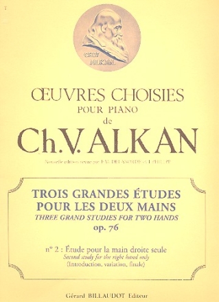 3 grandes etudes op.76 etude no.2 pour la maine droite seule