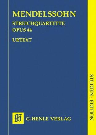 Streichquartette op.44  Studien Edition