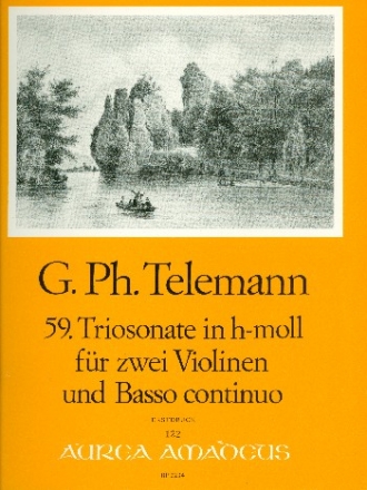 Triosonate h-Moll Nr.59 fr 2 Violinen und Bc