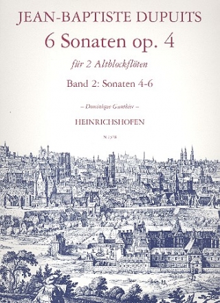6 Sonaten op.4 Band 2 (Nr.4-6)  fr 2 Altblockflten