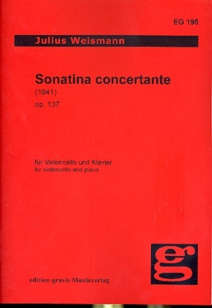 Sonatina concertante op.137 fr Violoncello und Klavier