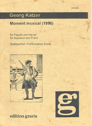 Moment musical fr Fagott und Klavier 2 Spielpartituren