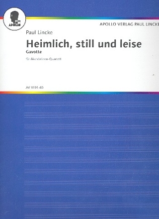 Heimlich, still und leise fr Mandolinenquartett Stimmen