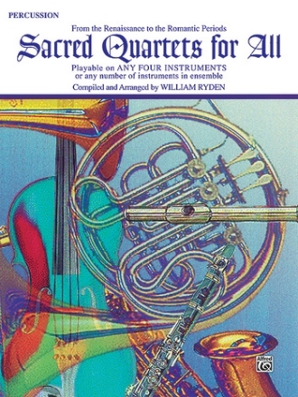 Sacred Quartets for all for 2 melody instruments and percussion
