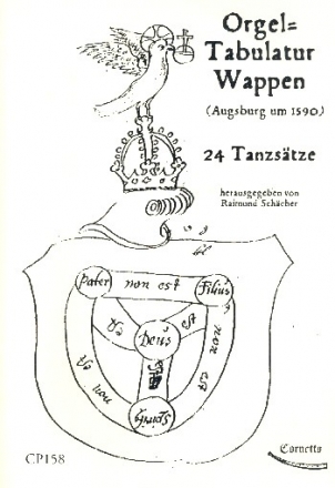 Orgeltabulaturwappen 24 Tanzstze (Augsburg um 1590)